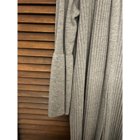 LANE BRYANT Light Grey Long Duster Sweater (size 14/16) - Picture 3 of 5